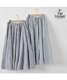IN THE MARKET | IN　THE　MARKET　ストライプサーキュラースカート (スカート)