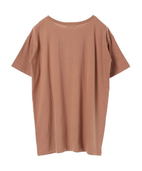 earth music&ecology（アースミュージックアンドエコロジー）の「・グラフィックオーガニックコットンチュニック（トップス・オフホワイト/ブラック/モカ・F）」の7枚目の写真