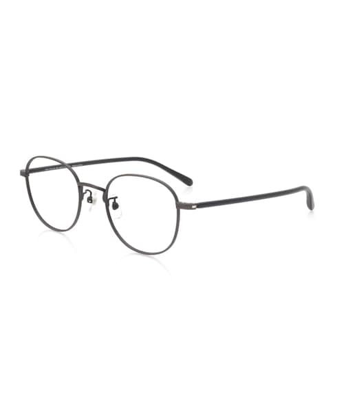 JINS(ジンズ)の「【FREAK'S STORE×JINS -Combination Airframe MEN-】(メガネ・メンズ・アンティークゴールド(188)/シルバー(296)/ゴールド(395)/ガンメタリック(493)・Medium 49□21-152○43)」の2枚目の写真