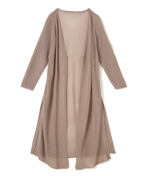 GRL（グレイル）の「ロングカーディガン（カーディガン/ボレロ・レディース・オフホワイト/ベージュ・F）」の2枚目の写真