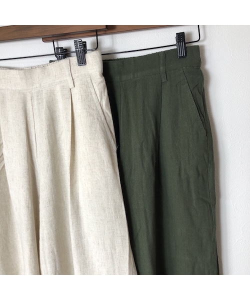 copine（コピン）の「再入荷！レーヨン×麻！ウエストゴムワイドパンツ(2color)【クリックポスト対象商品】（その他パンツ・レディース・その他）」の14枚目の写真