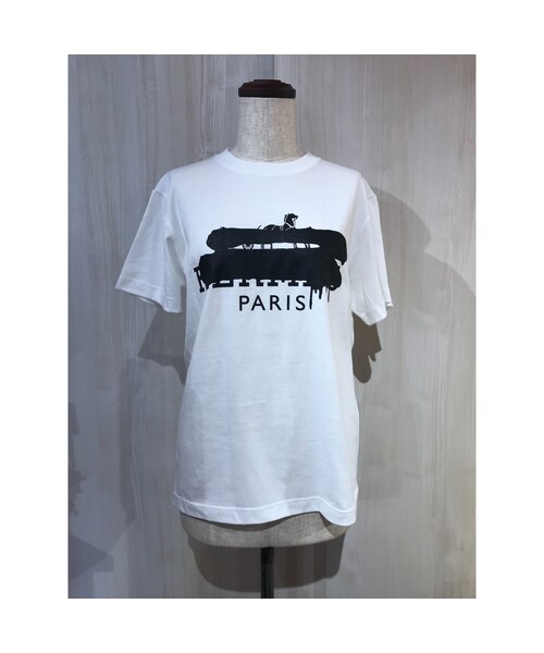 【Pauline Bleu】新品未使用バックロゴ半袖Tシャツ　白 2025年最新】Pauline Bleu 半袖(Tシャツ)の人気アイテム - メルカリ