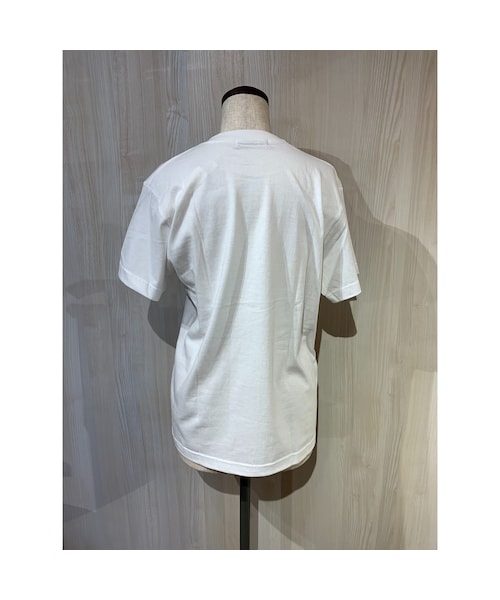 Pauline Bleu　バッグプリントTシャツ　ホワイト Pauline Bleu バッグプリントTシャツ ホワイト ピックアップ