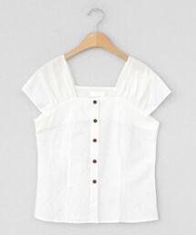 DHOLIC | ショルダーギャザースリーブレス(タンクトップ)