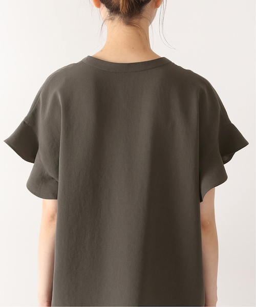 Spick & Span - フレアスリーブ スキッパーブラウス Spick & Span（スピックアンドスパン）の「フレアスリーブ スキッパー