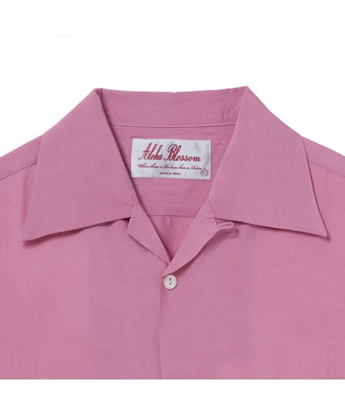 Aloha Blossom アロハシャツ ピンク aloha blossom（アロハブロッサム）の「ALOHA BLOSSOM “FOUNDATION