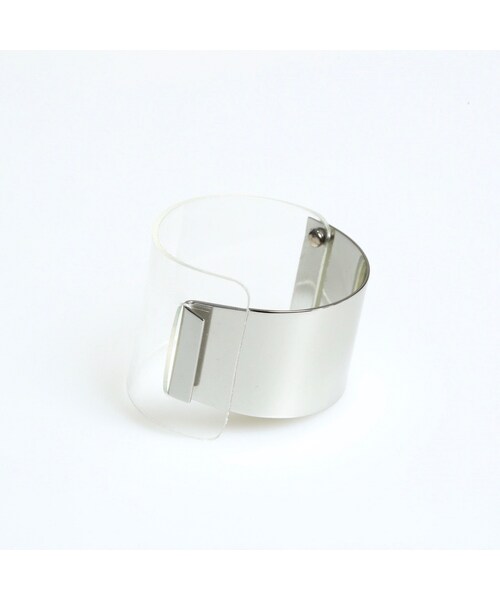 Crayme,（クレイミー）の「Metallic Clear Bangle（バングル/リストバンド・レディース・シルバー/ゴールド・FREE）」の2枚目の写真