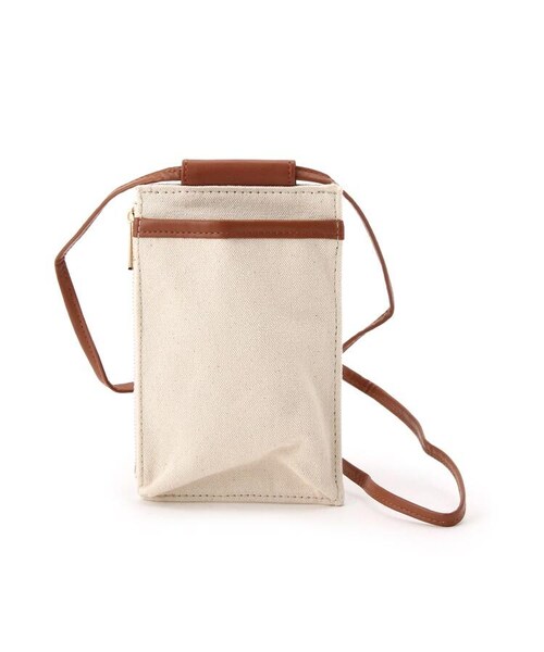 OZOC（オゾック）の「マイクロウォレットショルダー（バッグ・レディース・オフホワイト(503)/ブラック×ホワイト(519)/ベージュ(552)/ブラック(619)/ライトベージュ(652)・00）」の6枚目の写真