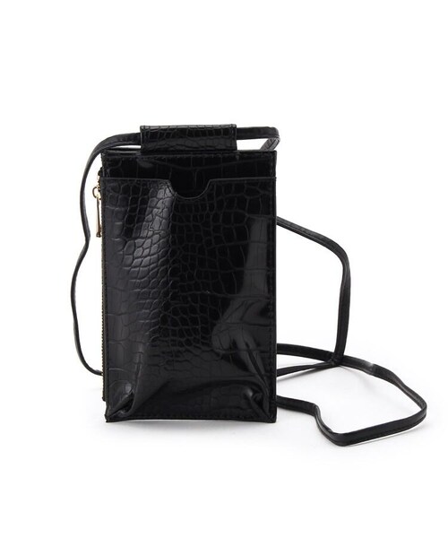 OZOC（オゾック）の「マイクロウォレットショルダー（バッグ・レディース・オフホワイト(503)/ブラック×ホワイト(519)/ベージュ(552)/ブラック(619)/ライトベージュ(652)・00）」の4枚目の写真