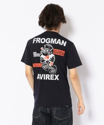 T/C プリントTシャツ フロッグマン/PRINT T-SHIRT FROGMAN