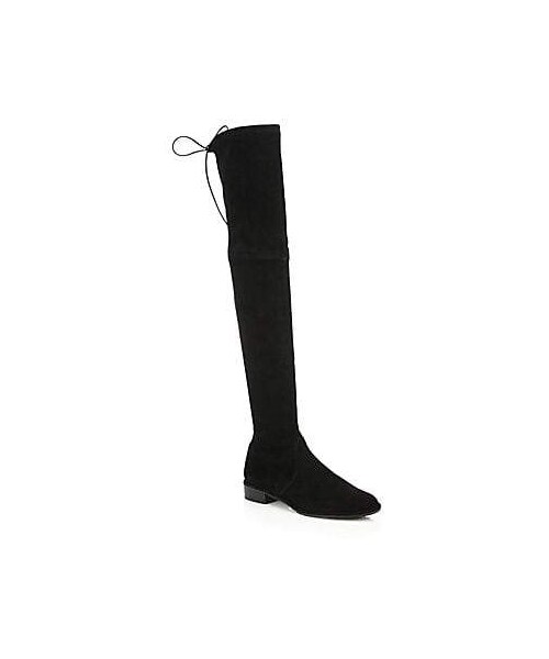 STUART WEITZMAN(スチュアートワイツマン)の「Stuart Weitzman Women's Lowland Suede Over-The-Knee Boots(ブーツ・レディース・Black/Slate・4/4.5/5/6/6.5/7/7.5/8/8.5/9/9.5/10/10.5/11/11.5/12)」の2枚目の写真