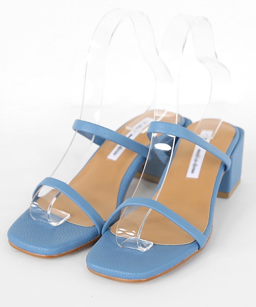 DHOLIC（ディーホリック）の「カウレザーストラップヒールサンダル（サンダル・レディース・ホワイト/ブラック/グレー/レッド/ブルー/ブラウン/シルバー/その他・225/230/235/240/245/250）」の8枚目の写真