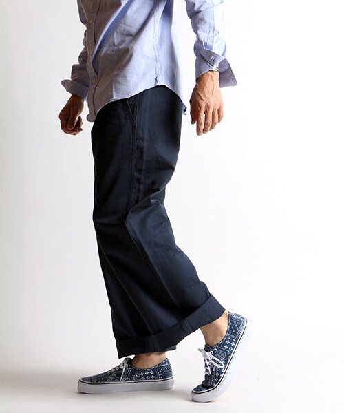 FREAK'S AMERICA（フリークスアメリカ）の「WIDE PANTS 【MADE IN USA】（その他・メンズ・ホワイト/ベージュ/ネイビー・M/L）」の6枚目の写真