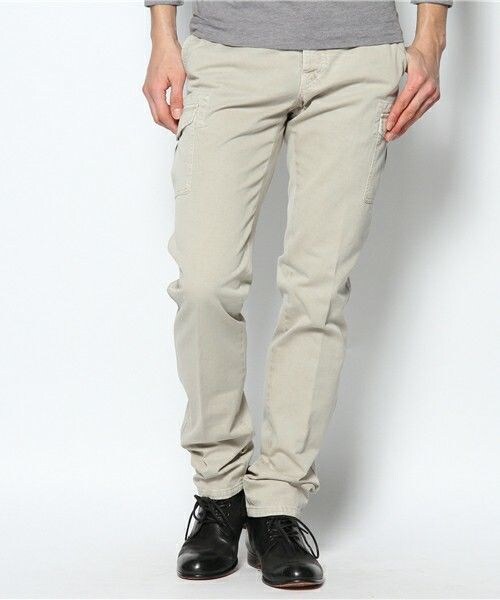 HELIOPOLE MEN（エリオポールメン）の「GTA スリムカーゴパンツ（その他パンツ・メンズ・ホワイト/ベージュ/グリーン・44/46/48）」の3枚目の写真