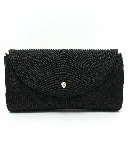 極美品 HELEN KAMINSKI ラフィア　クラッチバッグ Helen Kaminski ヘレンカミンスキー ラフィア クラッチバッグ