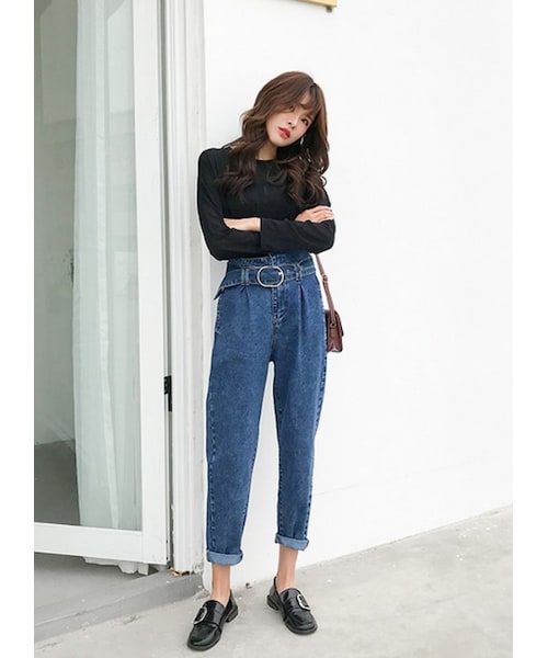 no brand（ノーブランド）の「ワイドパンツ ジーンズ デニム 通販 格安 
