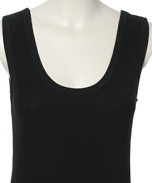 HELIOPOLE(エリオポール)の「delave 製品染めベアタンク(タンクトップ・レディース・ホワイト/ブラック/グレイッシュベージュ・36)」の6枚目の写真
