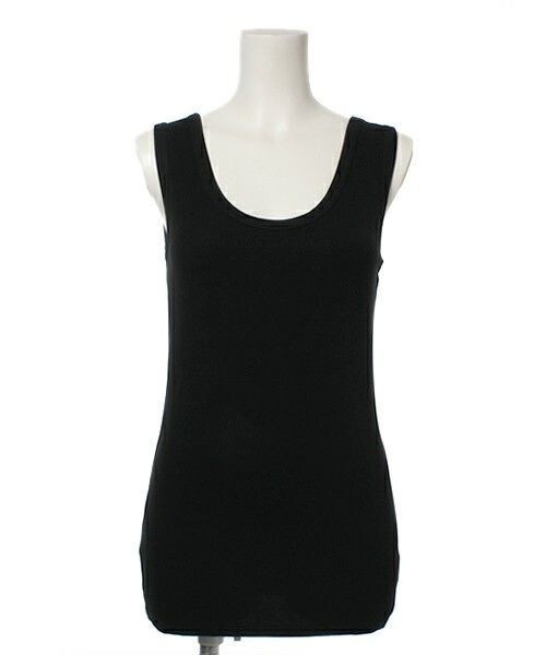 HELIOPOLE(エリオポール)の「delave 製品染めベアタンク(タンクトップ・レディース・ホワイト/ブラック/グレイッシュベージュ・36)」の3枚目の写真