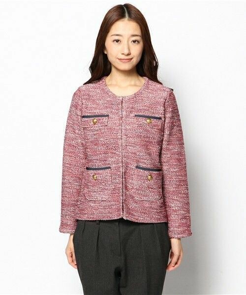 エリオポール　ツイードジャケット BLADE&FRINGE TWEED JACKET｜HELIOPOLE｜HÉLIOPÔLE（エリオ