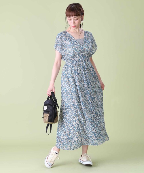 FREAK'S STORE（フリークスストア）の「ジョーゼット花柄ノースリーブ