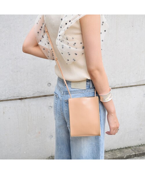 no brand（ノーブランド）の「スクエアショルダーロープmini bag（ショルダーバッグ・レディース・その他）」の4枚目の写真