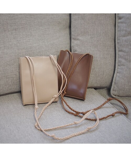 no brand（ノーブランド）の「スクエアショルダーロープmini bag（ショルダーバッグ・レディース・その他）」の7枚目の写真
