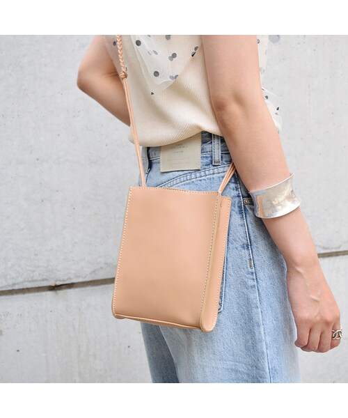 no brand（ノーブランド）の「スクエアショルダーロープmini bag（ショルダーバッグ・レディース・その他）」の2枚目の写真