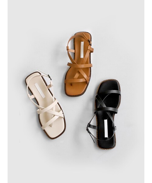 SAPPUN（サプン）の「Lilijin（サンダル・レディース・White/Black/Brown・23.0-25.0cm）」の2枚目の写真