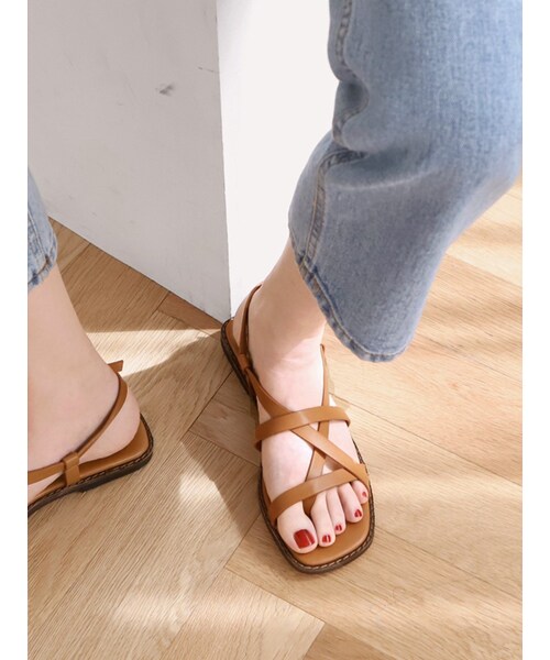 SAPPUN（サプン）の「Lilijin（サンダル・レディース・White/Black/Brown・23.0-25.0cm）」の3枚目の写真