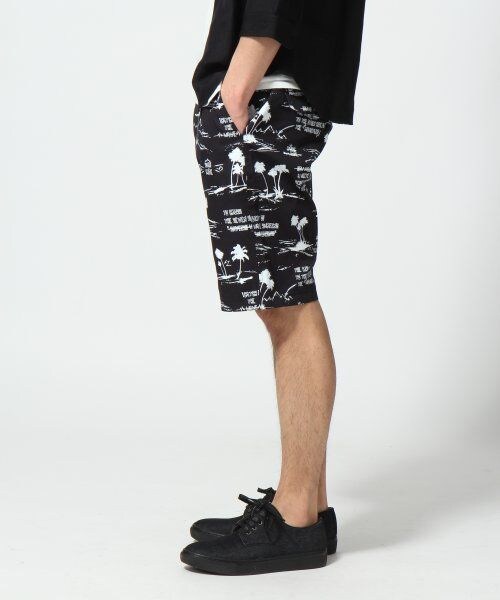HARE（ハレ）の「ハンドタッチリゾートショーツ（パンツ・メンズ・オフホワイト/ブラック・Ｓ/Ｍ/Ｌ）」の3枚目の写真