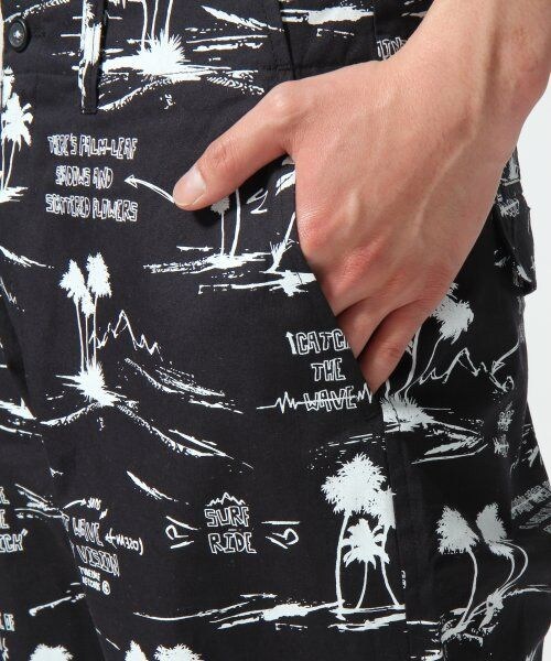 HARE（ハレ）の「ハンドタッチリゾートショーツ（パンツ・メンズ・オフホワイト/ブラック・Ｓ/Ｍ/Ｌ）」の6枚目の写真