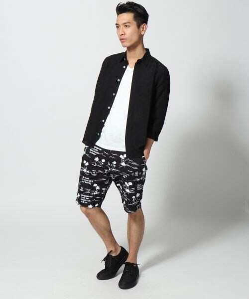 HARE（ハレ）の「ハンドタッチリゾートショーツ（パンツ・メンズ・オフホワイト/ブラック・Ｓ/Ｍ/Ｌ）」の10枚目の写真