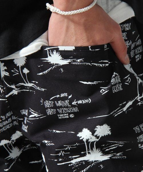 HARE（ハレ）の「ハンドタッチリゾートショーツ（パンツ・メンズ・オフホワイト/ブラック・Ｓ/Ｍ/Ｌ）」の8枚目の写真