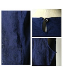 45R（フォーティファイブアール）の「インディゴカットワーク×天竺