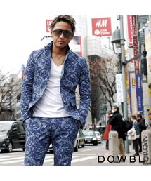 DOWBL（ダブル）の「ペイズリーパターンテーラードジャケット（）」 - WEAR