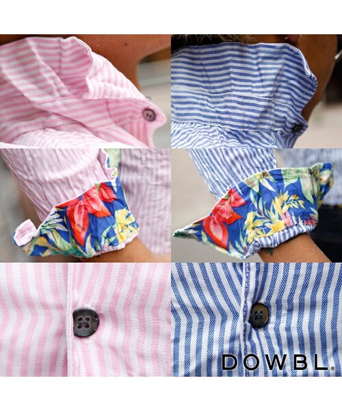 DOWBL（ダブル）の「クリンクルストライプシャツ（）」 - WEAR