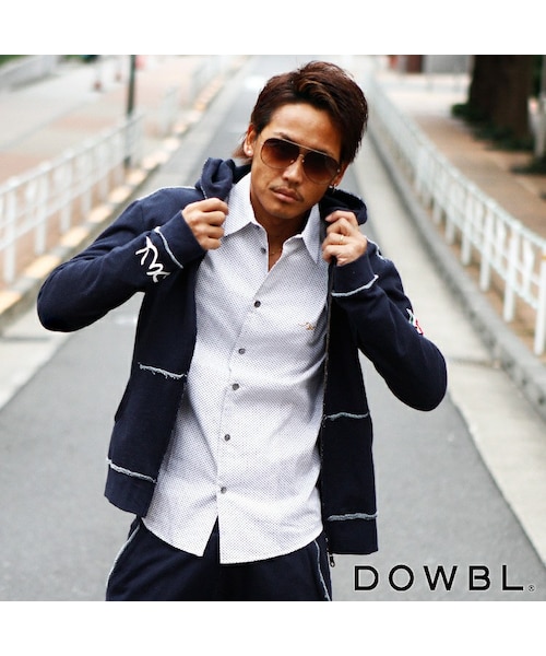 DOWBL（ダブル）の「カットオフダメージジップパーカー（）」 - WEAR