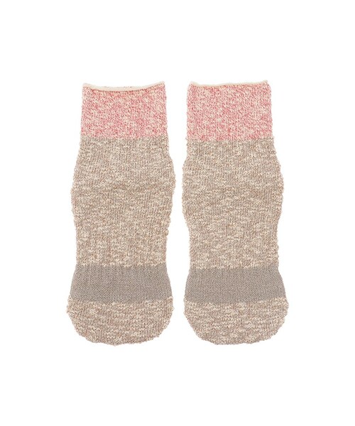Ne-net（ネネット）の「ネ・ネット / 配色和紙スラブソックス / ソックス（レッグウェア・white 02○03○/navy 02○03○/silver gray 02○03○・サイズ,幅,かかと~つま先,かかと~トップ,02,8,17,12.5,03,8,20,13,）」の3枚目の写真