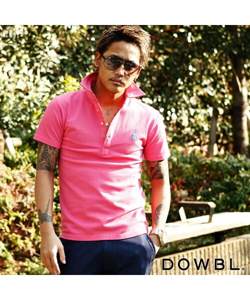 DOWBL（ダブル）の「ネオンアイコン鹿の子ポロ（）」 - WEAR