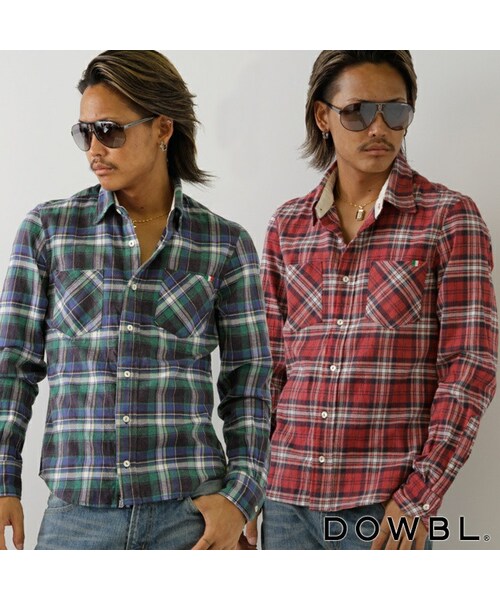DOWBL（ダブル）の「ITALY POINT チェックシャツ（）」 - WEAR