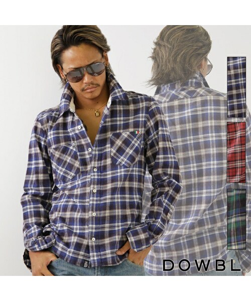 DOWBL（ダブル）の「ITALY POINT チェックシャツ（）」 - WEAR
