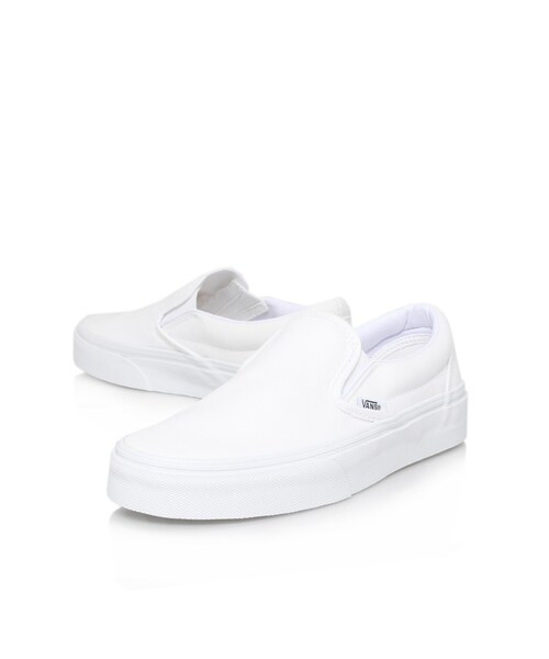 VANS(バンズ)の「SLIP ON(シューズ・レディース・WHITE・36/37/38/40/41)」の2枚目の写真