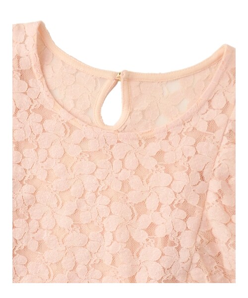 MAJESTIC LEGON（マジェスティックレゴン）の「☆肩フリルレースPO（トップス・レディース・ピンク/アイボリー/オフ・Free）」の6枚目の写真