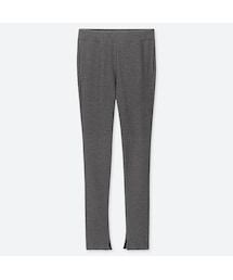 UNIQLO | リブレギンスパンツ（丈長め72cm）(レギンス/スパッツ)