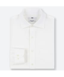 UNIQLO | ファインクロススーパーノンアイロンスリムフィットシャツ（セミワイドカラー・長袖）(シャツ/ブラウス)
