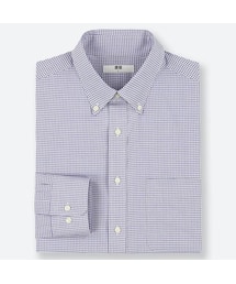 UNIQLO | ファインクロスチェックシャツ（ボタンダウン・長袖）(シャツ/ブラウス)