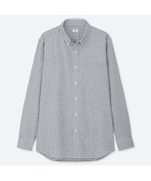 UNIQLO | エクストラファインコットンブロードチェックシャツ（ボタンダウン・長袖）(シャツ/ブラウス)