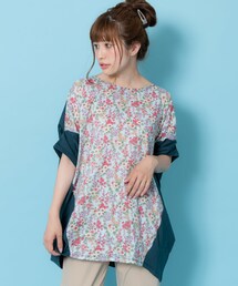 shop DADA | ★ｺｯﾄﾝ100％★花柄ｶｯﾄｿｰ（9S15-8789）(Tシャツ/カットソー)