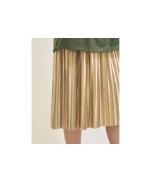 To b. by agnes b. | WM24 JUPE サテンプリーツスカート(スカート)