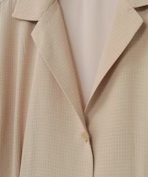 CLANE（クラネ）の「シャドウチェックロングシャツワンピース（）」 - WEAR